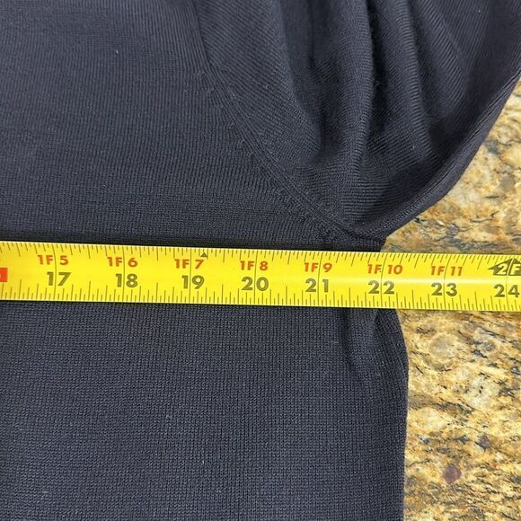 J. Crew Merino Wool Navy Blue Long Sleeve V-neck Pullover Sweater Size XL - Picture 11 of 11